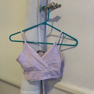 lavender crop tank top🤍